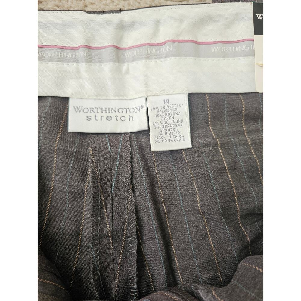 WORTHINGTON Works Stretch Womens Gray Slacks - Picture 6 of 16